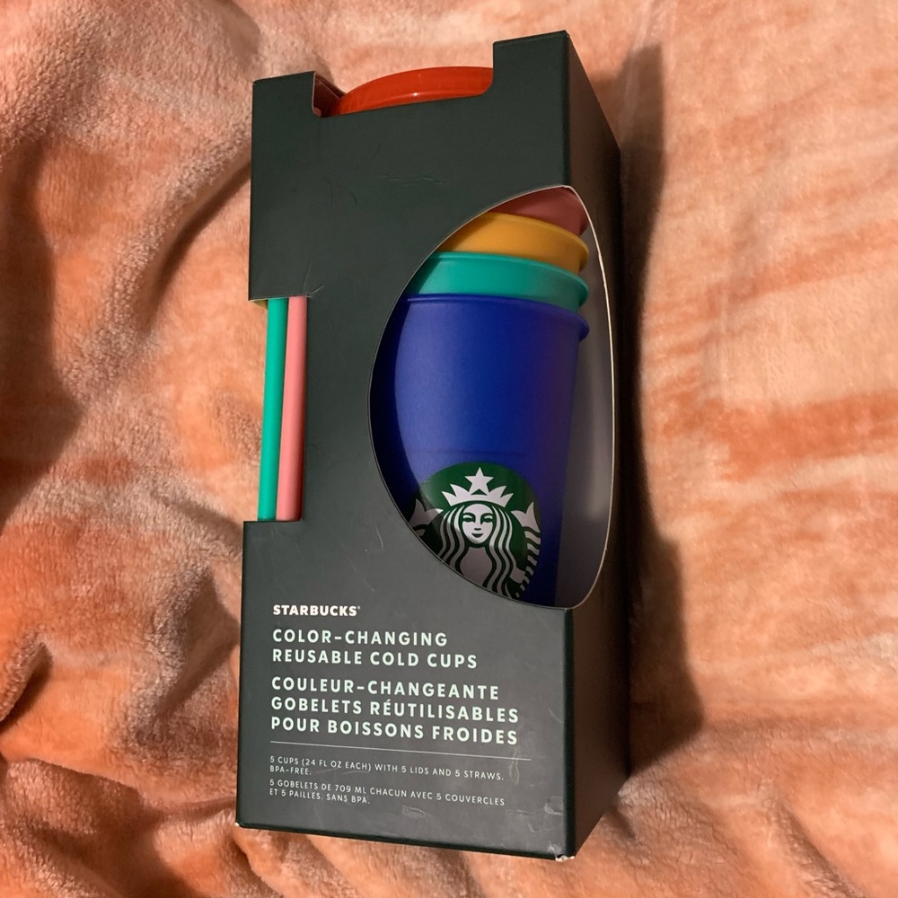 2020 Starbucks Color Changing Reusable Cold Cups